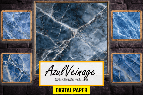 Download Deep Blue Marble Texture Backdrop Design - Blue marble texture Collection